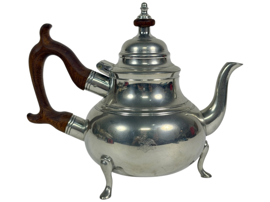 Williamsburg Pewter Teapot 6.5'H