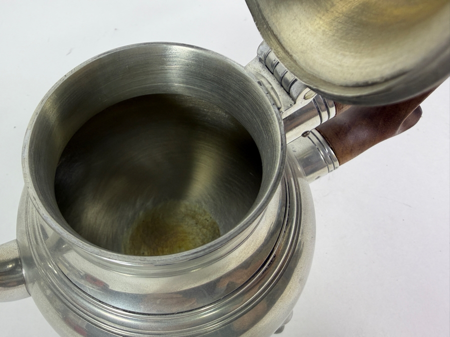Williamsburg Pewter Teapot 6.5'H [Photo 5]