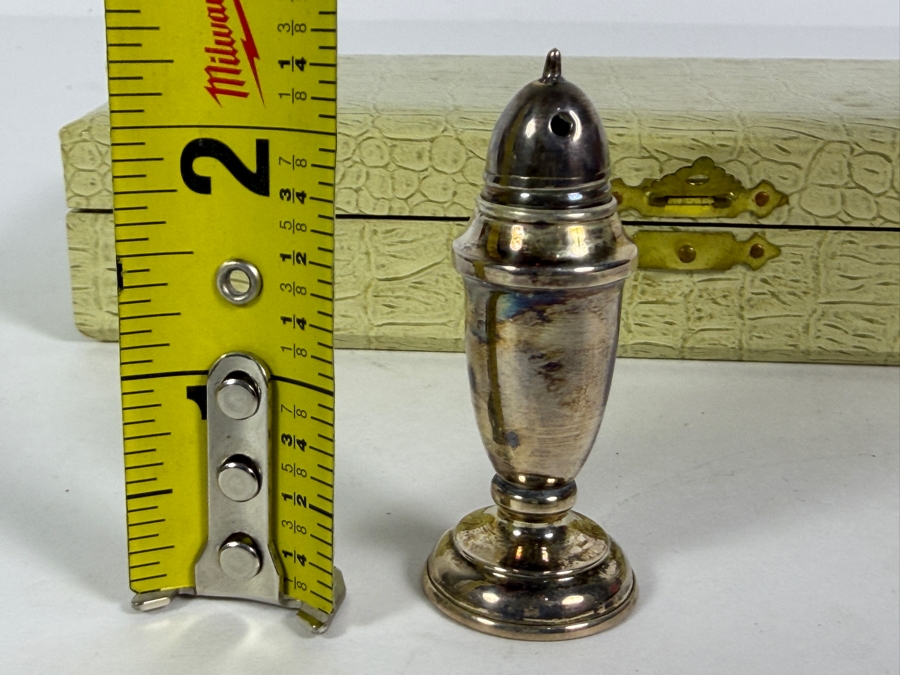 (6) Boxed Silver Shakers 2.25'H 52.5g (Silver Melt Value $105) [Photo 4]