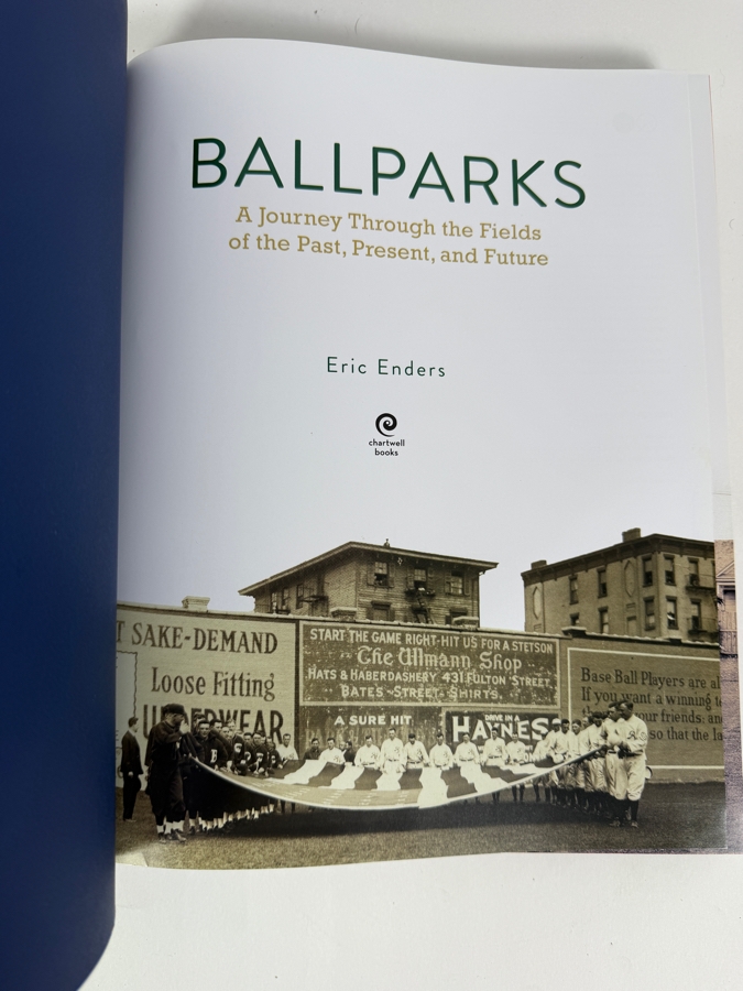 Hardcover Book Ballparks: A Journey Through the Fields of the Past, Present and Future by Eric Enders [Photo 2]