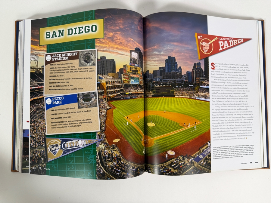 Hardcover Book Ballparks: A Journey Through the Fields of the Past, Present and Future by Eric Enders [Photo 4]