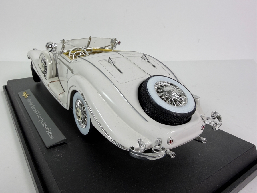 Maisto Mercedes-Benz 500 K Typ Specialroadster 1936 1:18 Scale Diecast Model Car 13L [Photo 7]