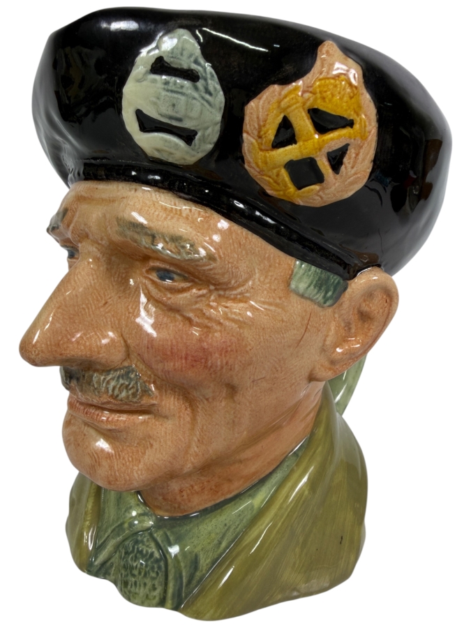 Vintage Royal Doulton 'Monty' Character Toby Jug D6202 6.5H