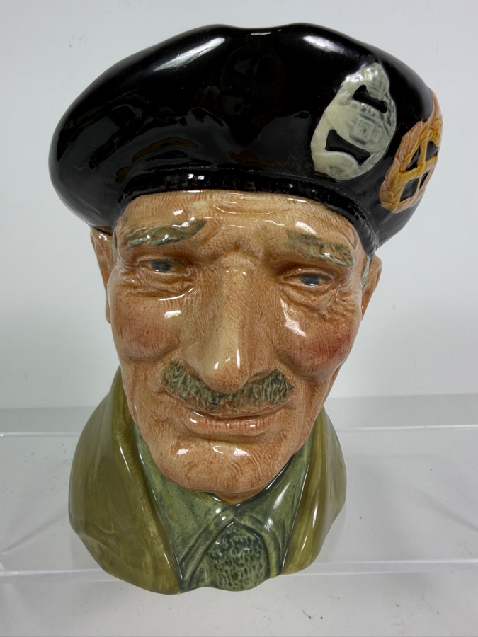 Vintage Royal Doulton 'Monty' Character Toby Jug D6202 6.5H [Photo 2]