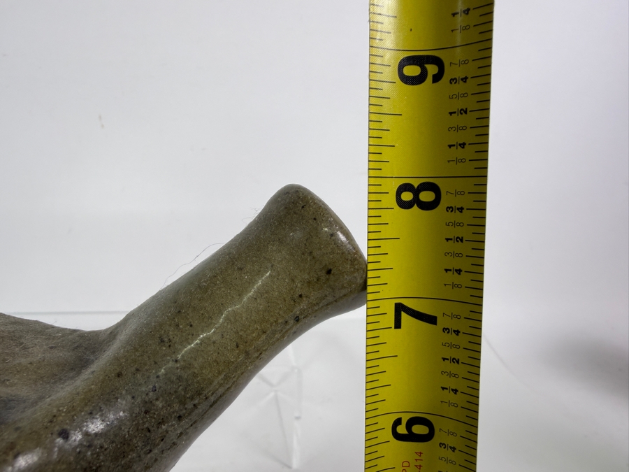 Vintage Mid Century Modern Studio Pottery Stoneware Side Handled Kyusu Teapot Signed 8'H [Photo 14]