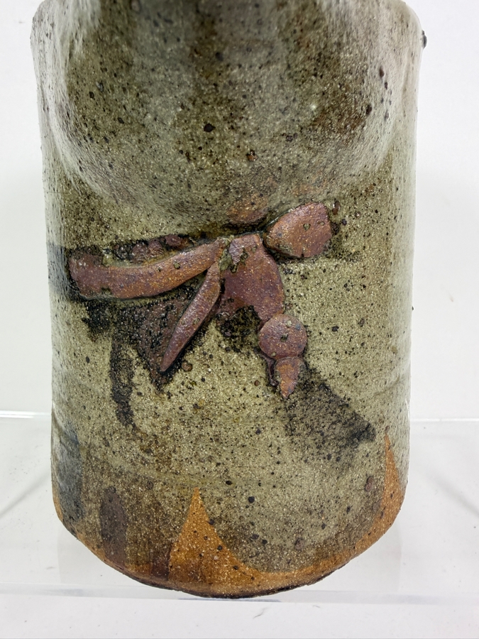 Vintage Mid Century Modern Studio Pottery Stoneware Side Handled Kyusu Teapot Signed 8'H [Photo 6]