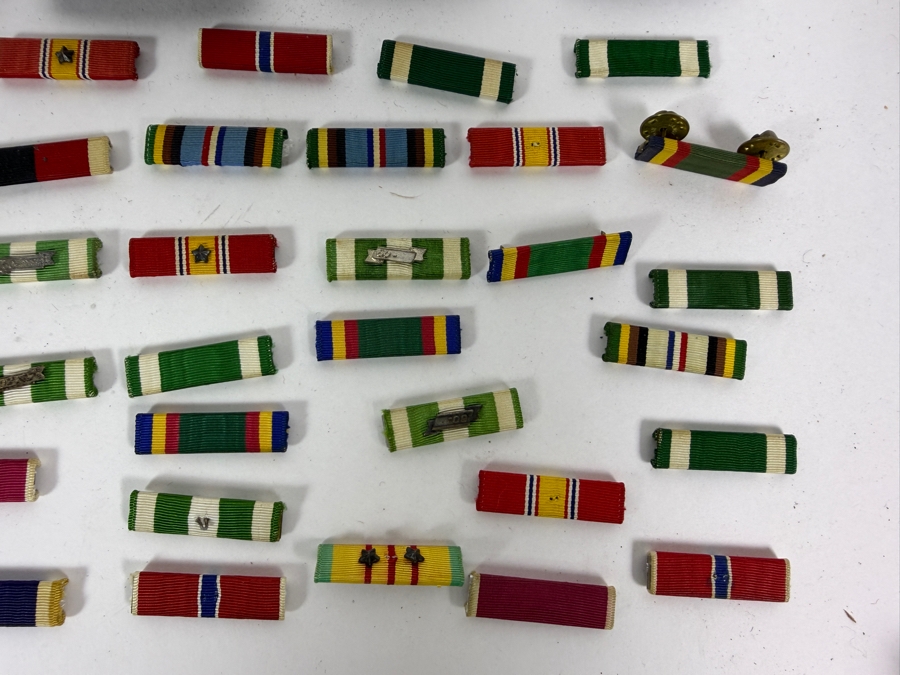 Large Collection Of Vintage US Navy Captain Shoulder Boards And Assorted Uniform Ribbon Bars [Photo 6]