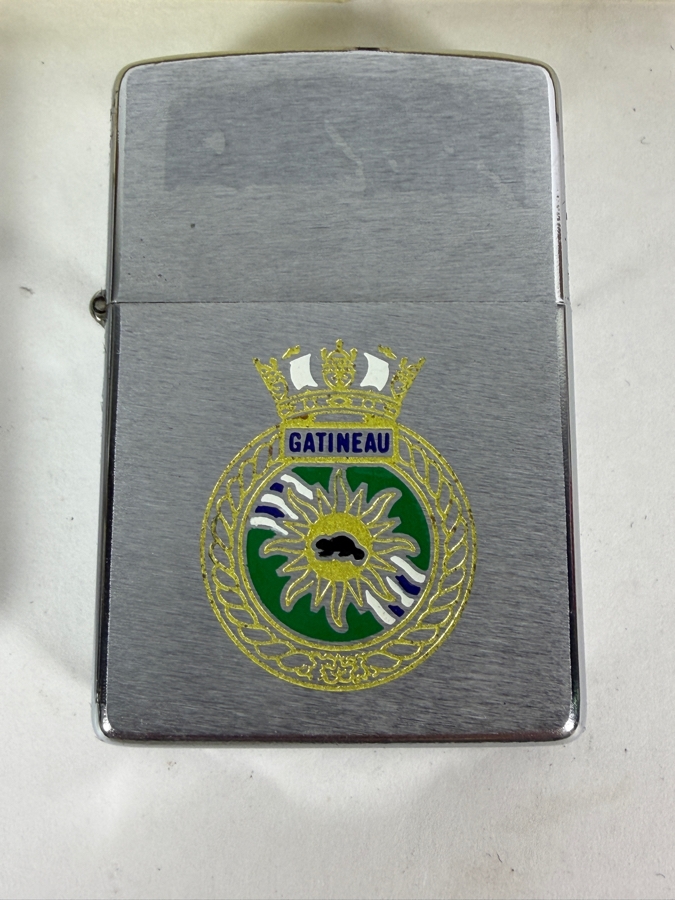 Collection Of Five Vintage US Navy And Royal Canadian Navy Military Commemorative Zippo Lighters [Photo 7]