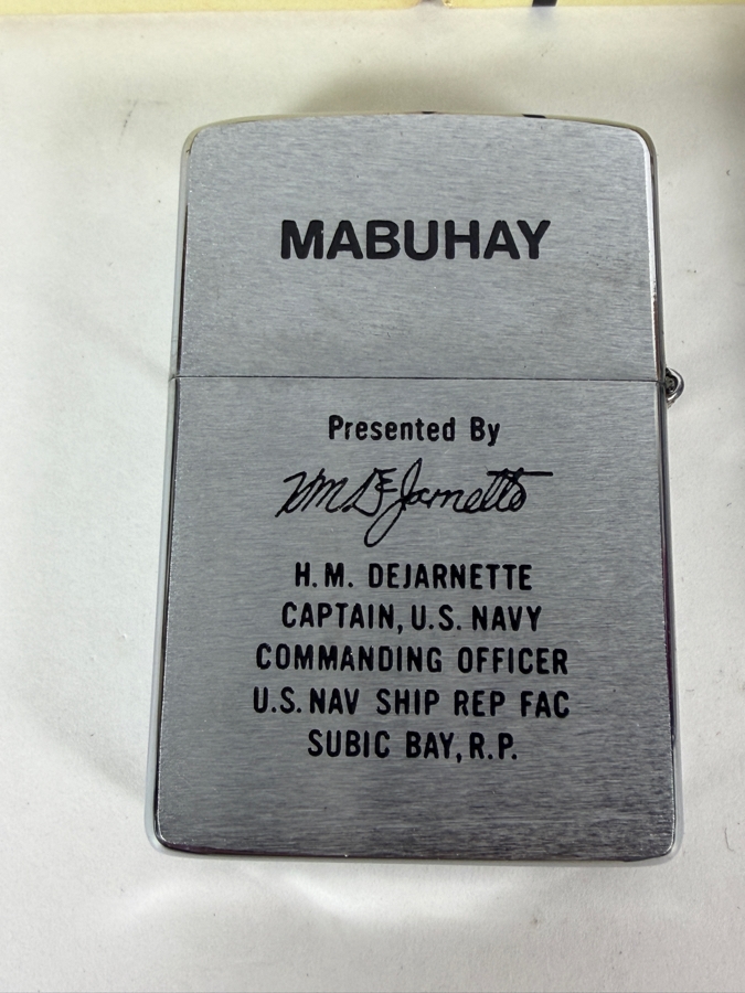 Collection Of Five Vintage US Navy And Royal Canadian Navy Military Commemorative Zippo Lighters [Photo 6]
