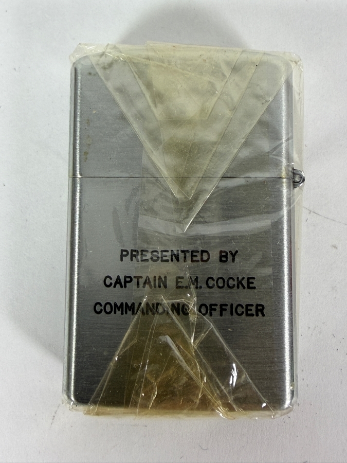 Collection Of Four Vintage US Navy Ship And Naval Organization Commemorative Lighters [Photo 9]