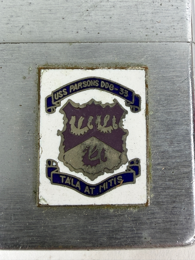 Collection Of Four Vintage US Navy Ship And Naval Organization Commemorative Lighters [Photo 3]