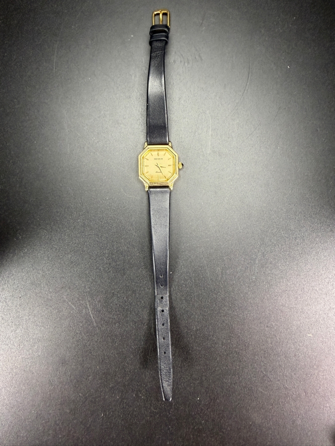 Vintage Geneve Octagonal Solid 14K Yellow Gold Quartz Ladies Dress Watch 11.2g [Photo 2]