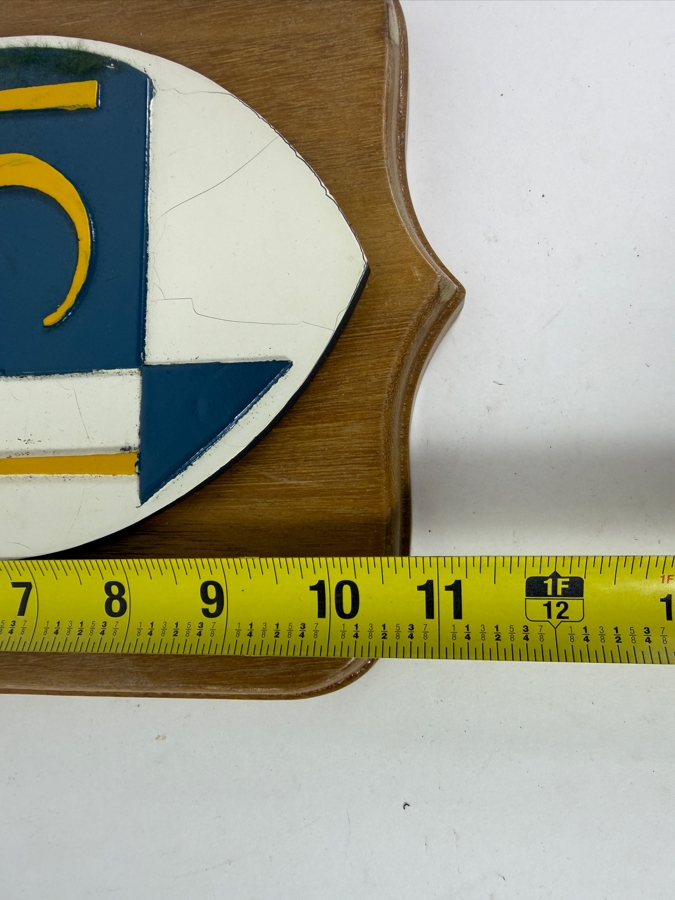 Vintage Destroyer Squadron 31 Presentation Plaque To USS Parsons Commanding Officer CDR J F Kelly Dated 1969 10 X 12 [Photo 5]