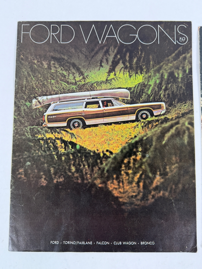 Pair Of Vintage 1940 Dodge News Magazine And 1969 Ford Wagons Dealership Sales Brochures [Photo 3]