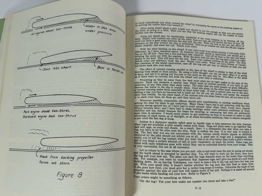 Vintage US Navy 'Ship Handling - Destroyers' Unclassified Instructional Manuscript Manual By CAPT John W. Schmidt [Photo 4]