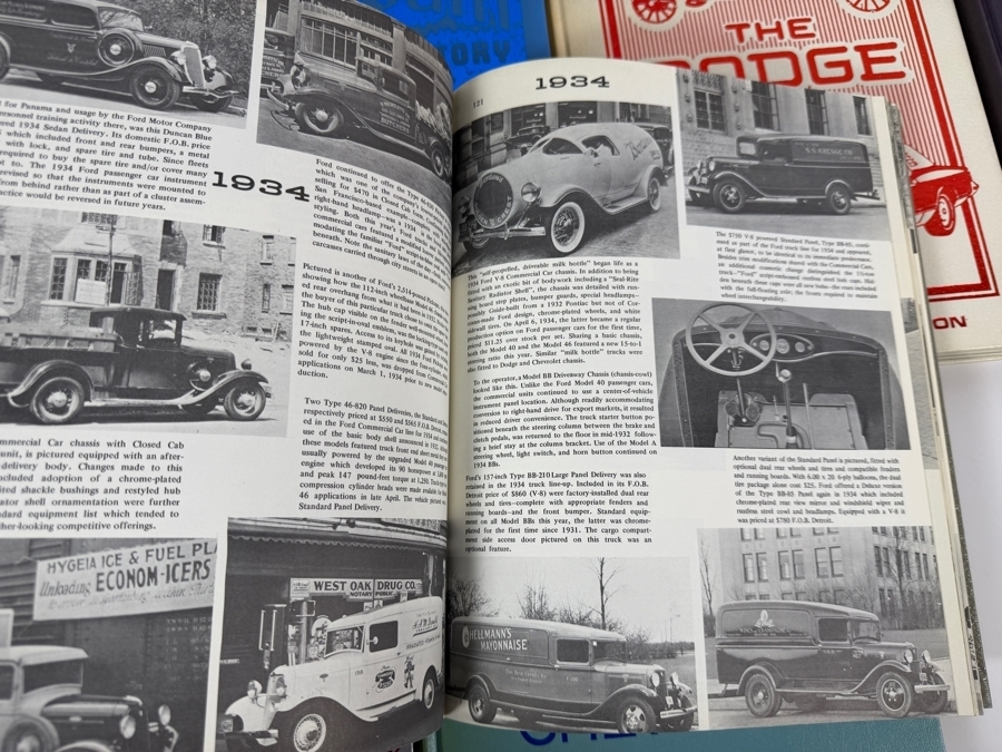 Collection Of Seven Crestline Publishing Crestline Automotive History Hardcover Books Including Ford Chevrolet And Chrysler [Photo 9]