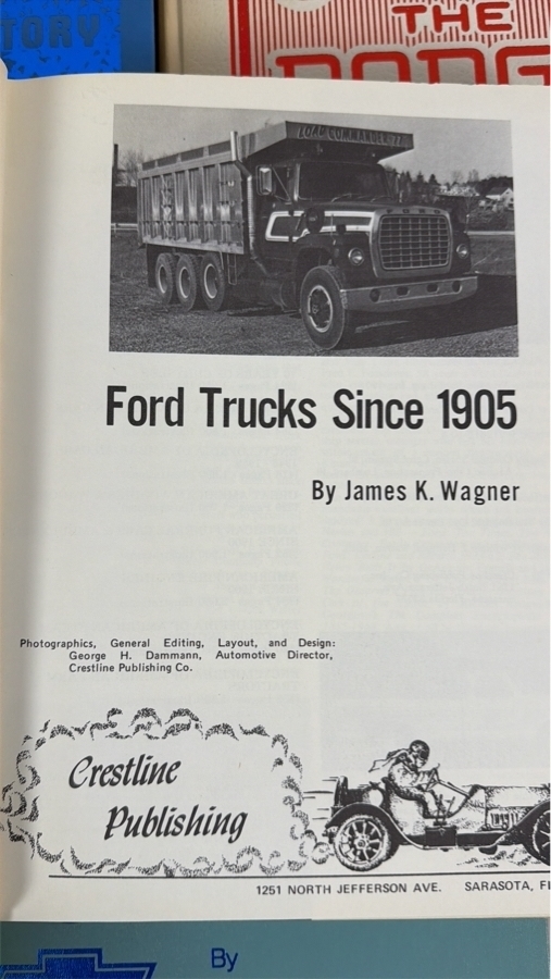 Collection Of Seven Crestline Publishing Crestline Automotive History Hardcover Books Including Ford Chevrolet And Chrysler [Photo 4]