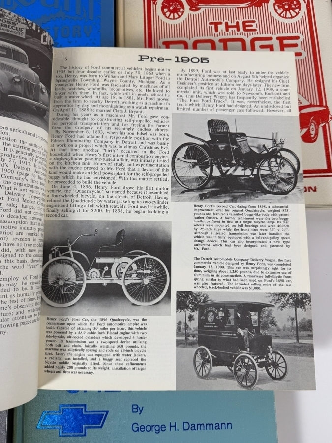 Collection Of Seven Crestline Publishing Crestline Automotive History Hardcover Books Including Ford Chevrolet And Chrysler [Photo 6]