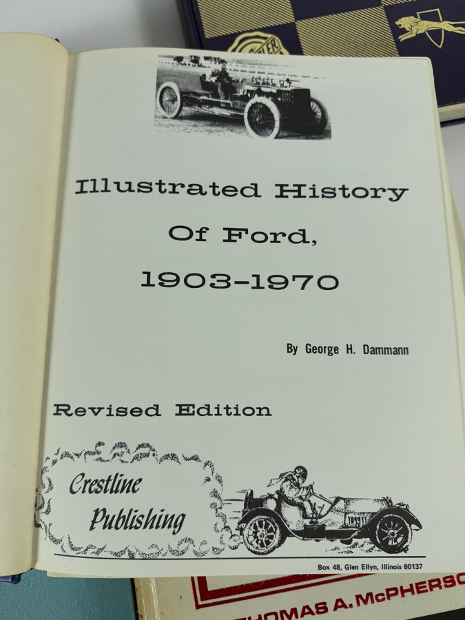 Collection Of Seven Crestline Publishing Crestline Automotive History Hardcover Books Including Ford Chevrolet And Chrysler [Photo 16]