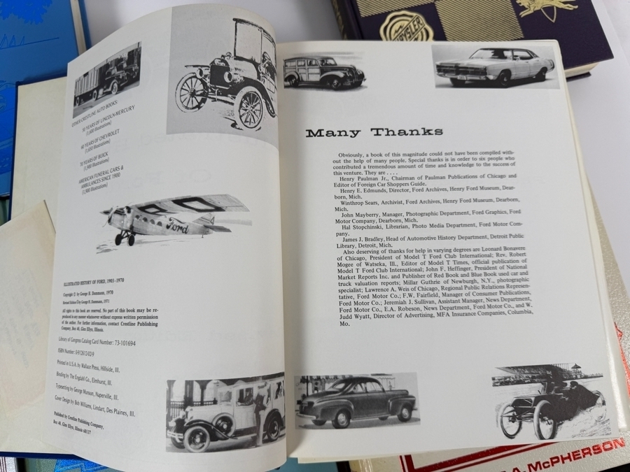 Collection Of Seven Crestline Publishing Crestline Automotive History Hardcover Books Including Ford Chevrolet And Chrysler [Photo 17]