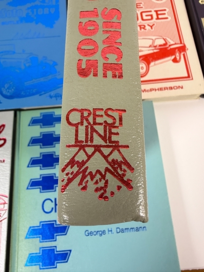 Collection Of Seven Crestline Publishing Crestline Automotive History Hardcover Books Including Ford Chevrolet And Chrysler [Photo 3]