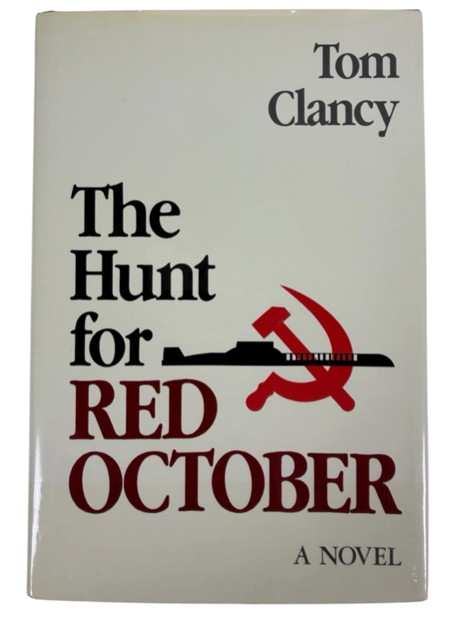 SIGNED The Hunt For Red October By Tom Clancy Signed Hardcover Book [Photo 2]