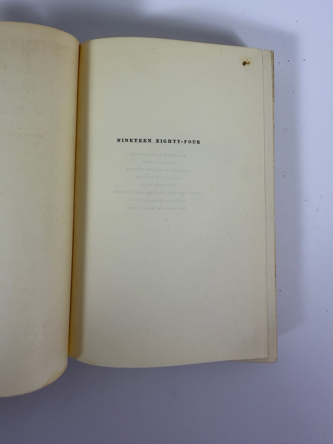 Nineteen Eighty-Four By George Orwell 1949 First American Edition Hardcover Novel [Photo 4]