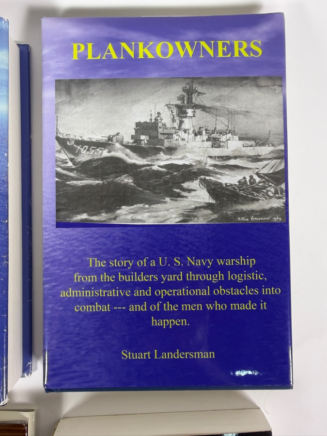 Collection Of Four Signed Naval Fiction And Biography Books All Hand Signed By Authors Stuart Landersman Joe Ditler and Thomas J Cutler [Photo 8]