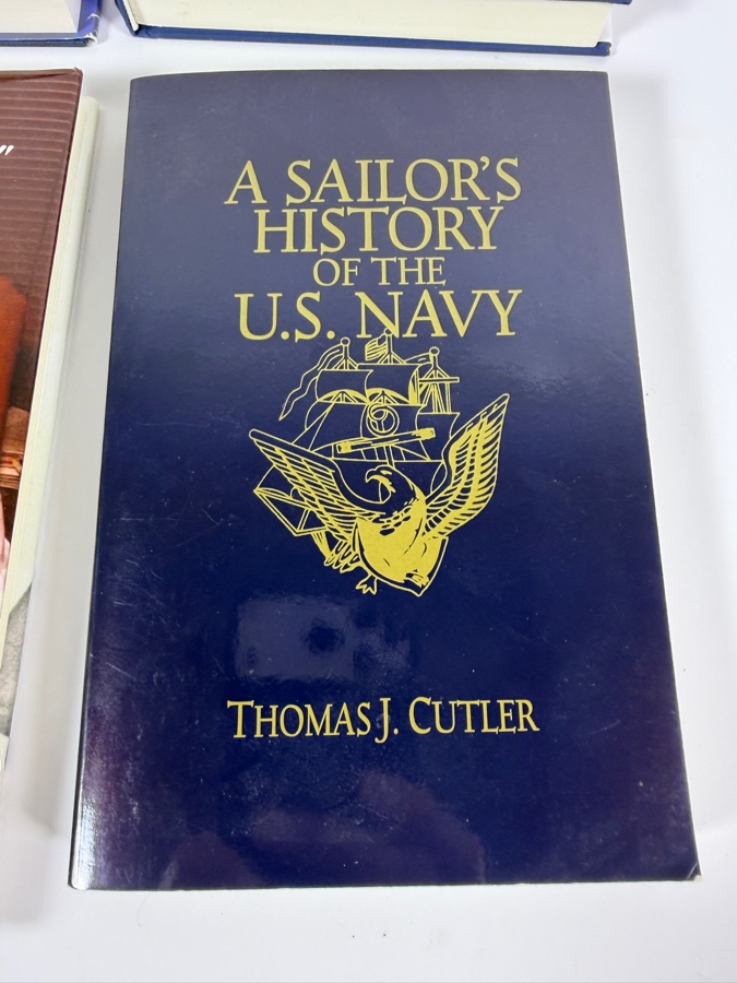 Collection Of Four Signed Naval Fiction And Biography Books All Hand Signed By Authors Stuart Landersman Joe Ditler and Thomas J Cutler [Photo 11]