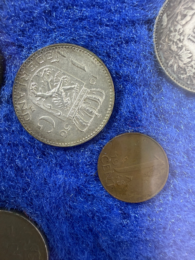 Framed Historical Collection Of Swiss Franc And Rappen Coins [Photo 8]