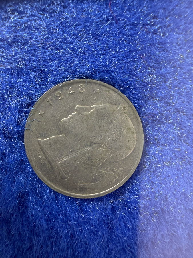 Framed Historical Collection Of Swiss Franc And Rappen Coins [Photo 11]