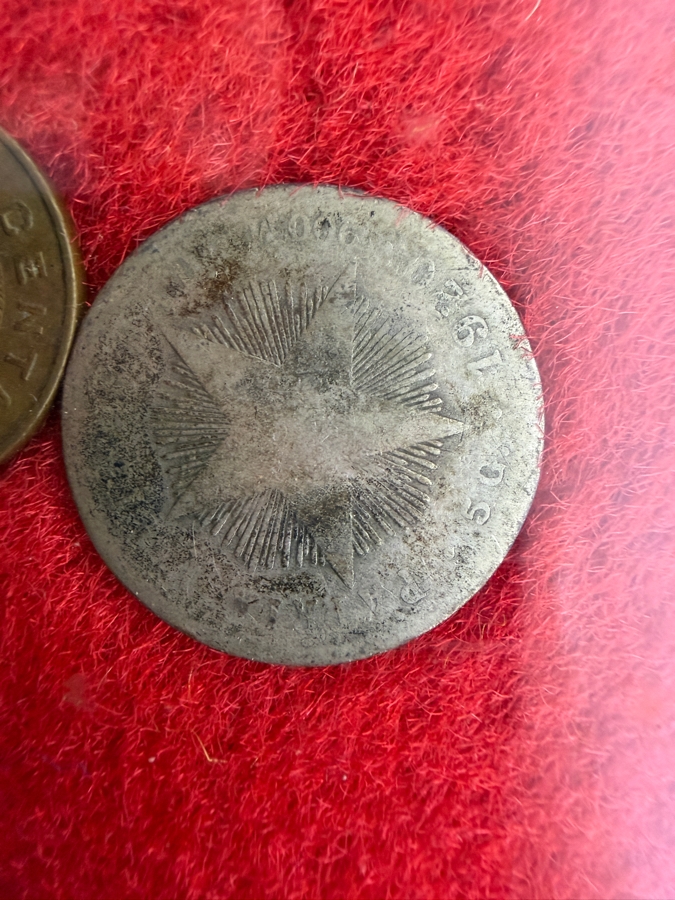 Framed Vintage International Coin Collection Featuring Chilean Pesos [Photo 9]
