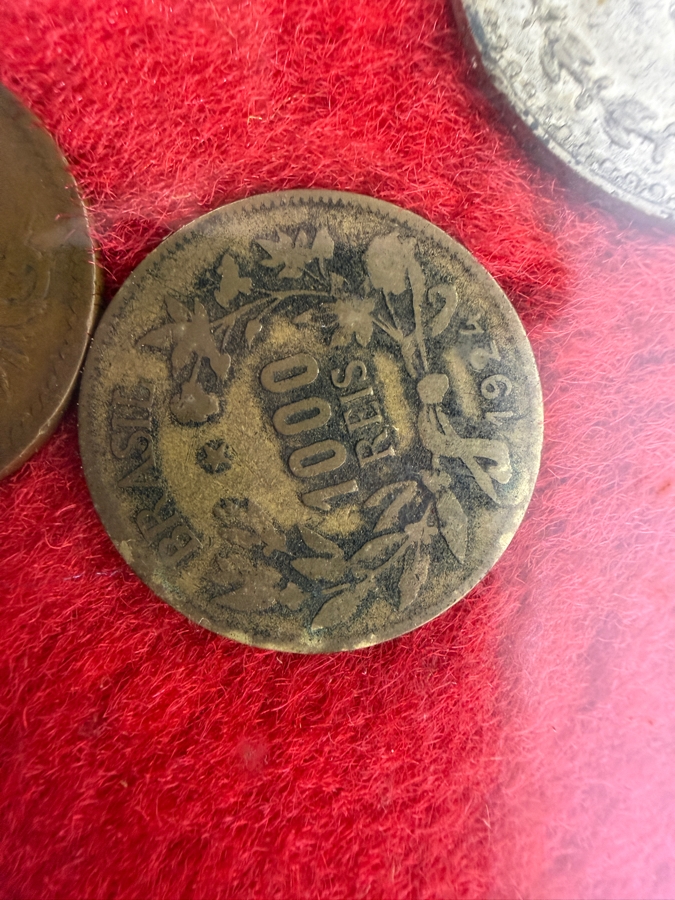 Framed Vintage International Coin Collection Featuring Chilean Pesos [Photo 7]