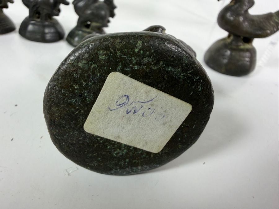 Just Added - Antique Bronze Zoomorphic Trade Weights 'Opium Weights' from Burma (Myanmar) in the Form of Elephants, Chinthe or Lion-like Beasts and Mythical Birds [Photo 8]