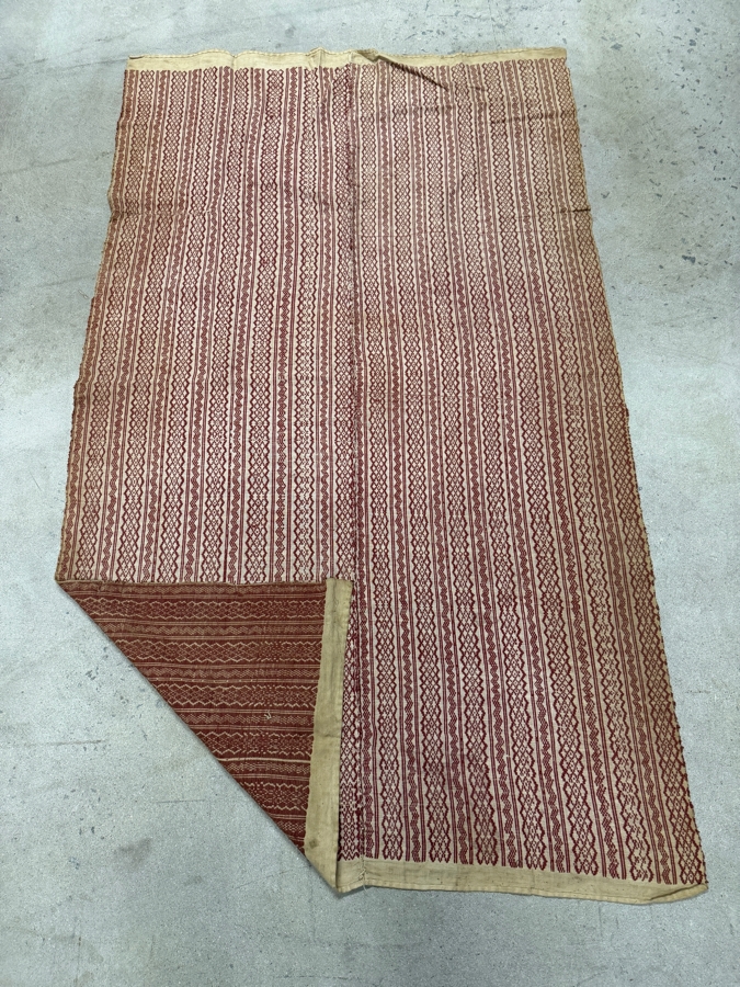 Just Added - Vintage Handwoven Laotian Textile 37 X 61 [Photo 4]