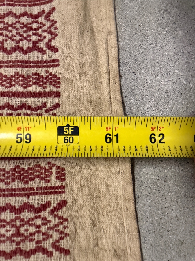 Just Added - Vintage Handwoven Laotian Textile 37 X 61 [Photo 6]
