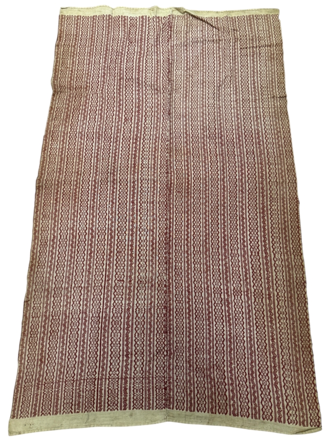 Just Added - Vintage Handwoven Laotian Textile 37 X 61