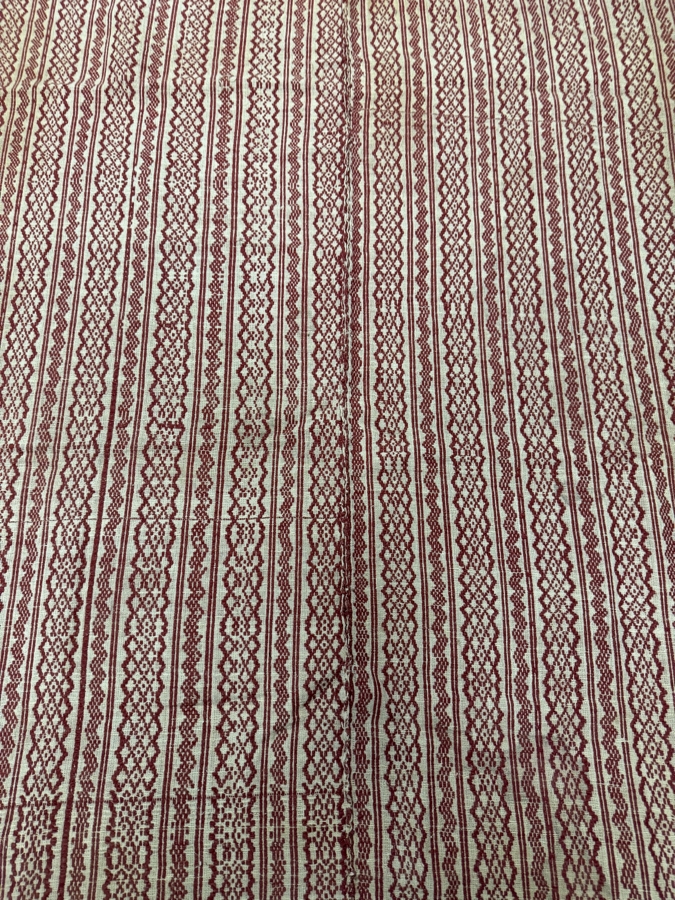 Just Added - Vintage Handwoven Laotian Textile 37 X 61 [Photo 2]