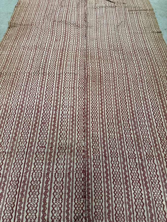 Just Added - Vintage Handwoven Laotian Textile 37 X 61 [Photo 3]