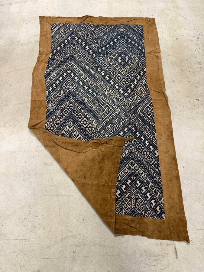 Just Added - Vintage Handwoven Laotian Textile 35.5 X 61 [Photo 3]