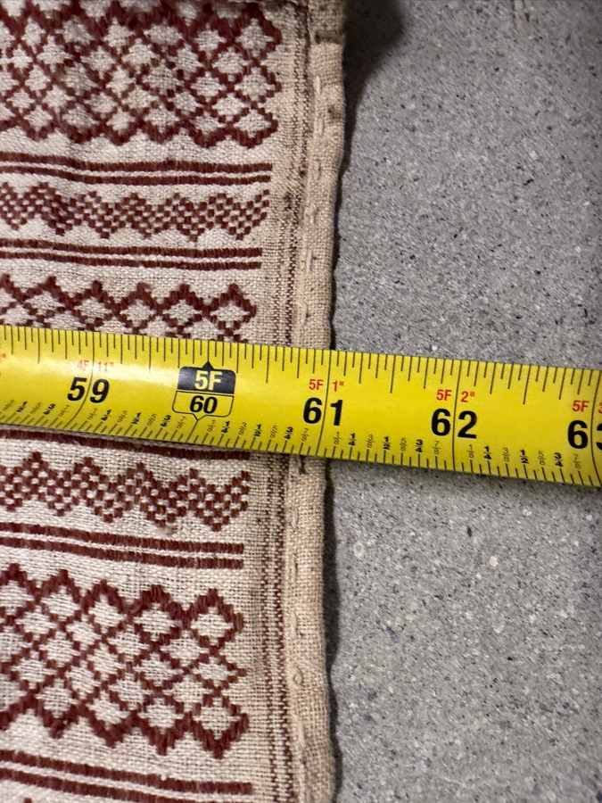 Just Added - Vintage Handwoven Laotian Textile 37 X 61 [Photo 6]