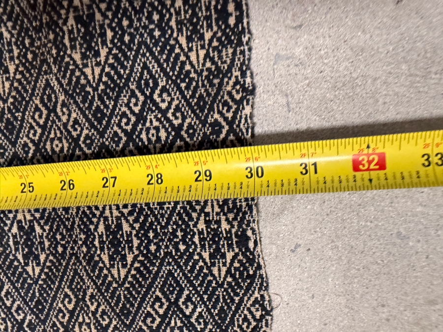 Just Added - Vintage Handwoven Laotian Textile 30 X 54 [Photo 4]
