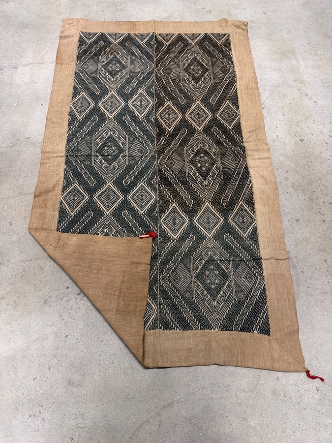 Just Added - Vintage Handwoven Laotian Textile 39 X 66.5 [Photo 4]