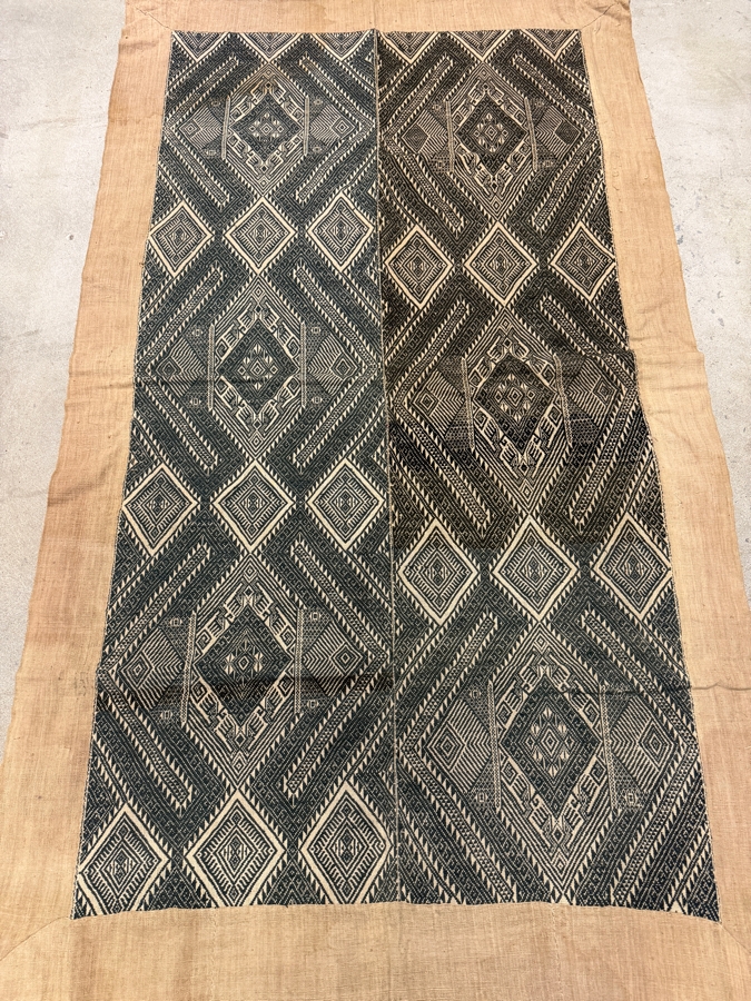 Just Added - Vintage Handwoven Laotian Textile 39 X 66.5 [Photo 2]
