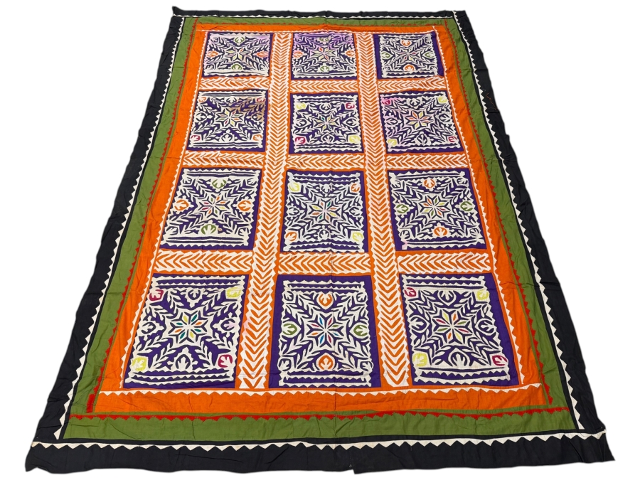 Just Added - Vintage Banjara Wall Hanging from India 65 X 96