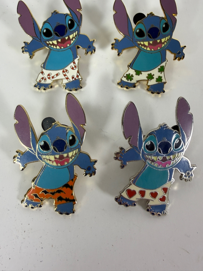 (4) Disney Stitch Boxer Shorts Trading Pins [Photo 2]
