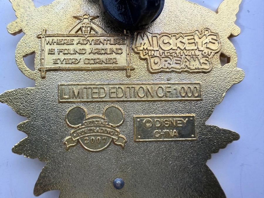 Mickey's Pin Festival of Dreams - Adventure Collection - Tinker Bell Limited Edition of 1,000 2007 Trading Pin [Photo 4]