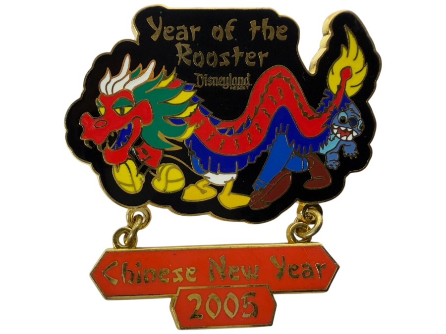 Disneyland Resort Chinese New Year 2005 Year of the Rooster Limited Edition of 1,500 Trading Pin