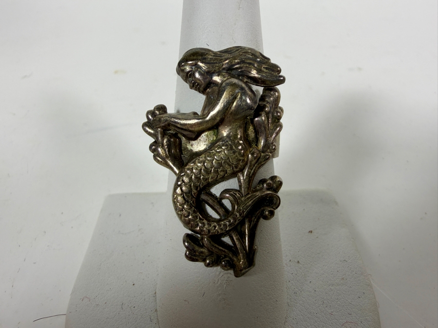 (6) Vintage Sterling Silver Rings Size 6-7 27.9g [Photo 2]