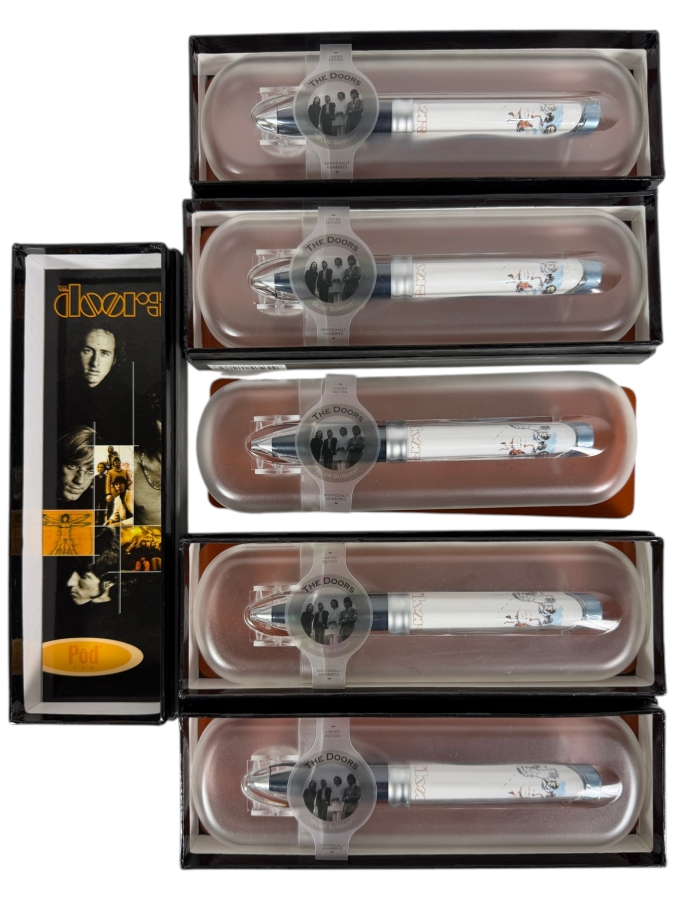 (5) New Limited Edition The Doors 'Blue Sunday' Pod Pens